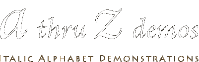 A-Z demos